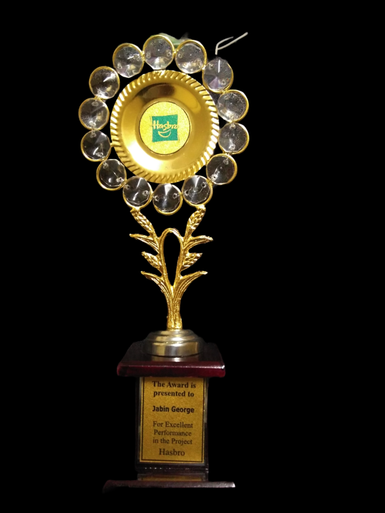 Hasbro Top Performance & Technology Excellence Award