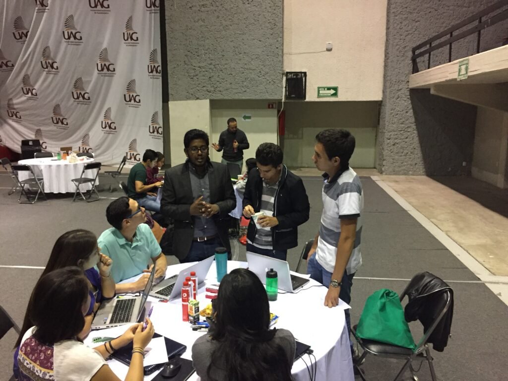 Judging the largest Talend Hackathon of Mexico in University of Autonoma